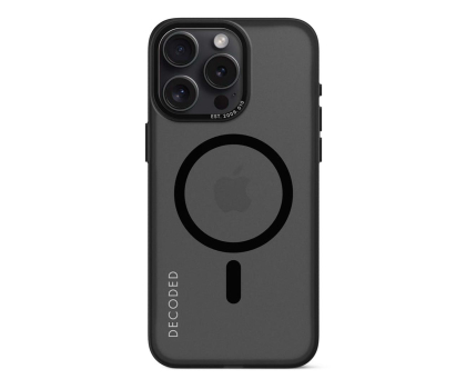 Etui do telefonów Decoded Recycled Plastic Grip iPhone 15 Pro Max transparent black D24IPO15PMBCT2FK